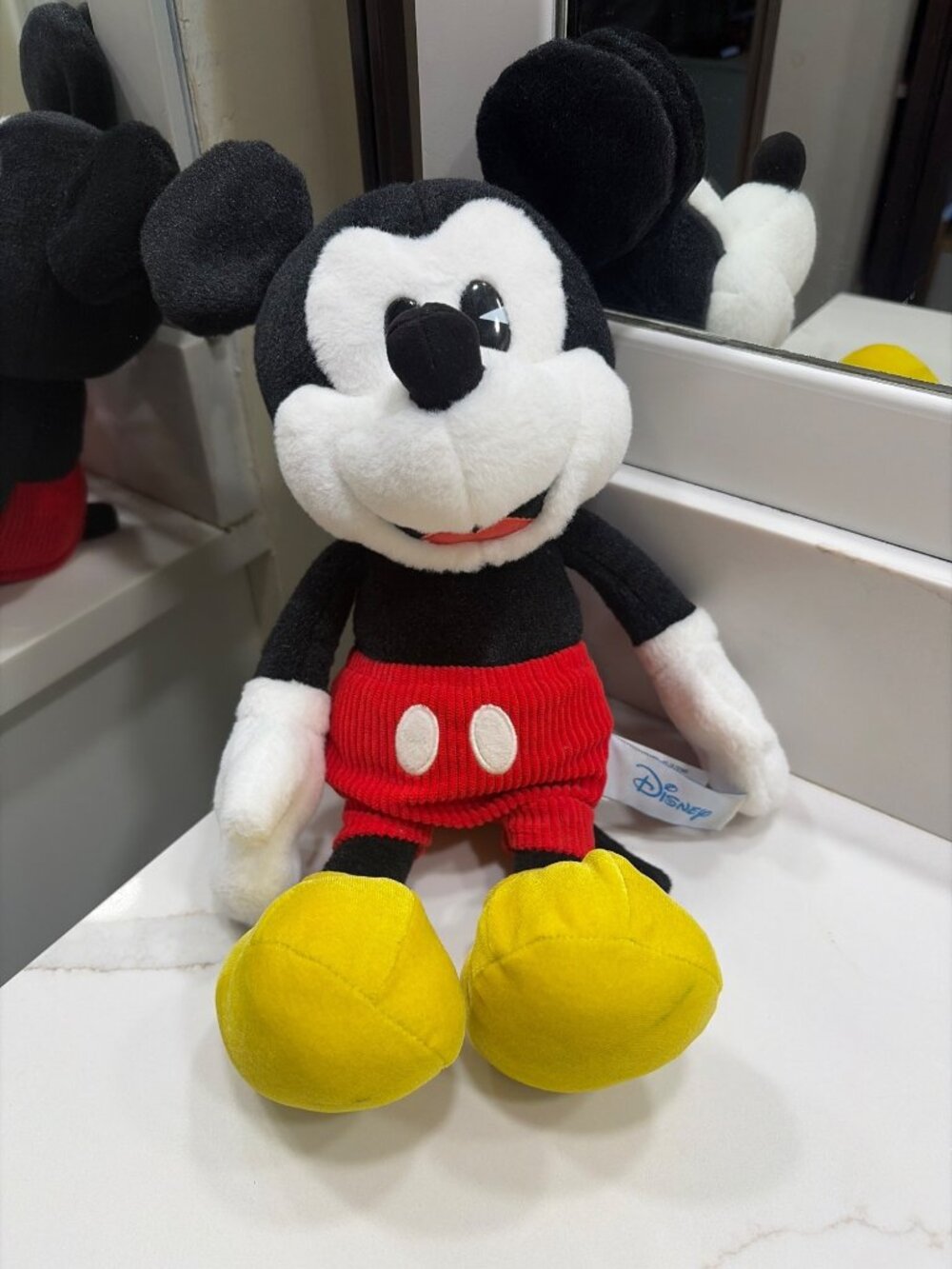 Gund Disney Mickey Mouse Plush Stuffed Animal Bean Weighted Classic